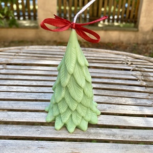 Karácsonyfa gyertya, Otthon & Életmód, Gyertya, illat, aroma, Gyertya, Gyertya-, mécseskészítés, MESKA