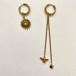 Aszimmetrikus fülbevaló, Ékszer, Fülbevaló, Lógó fülbevaló, Ékszerkészítés, MESKA