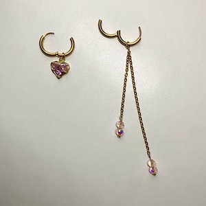 Aszimmetrikus fülbevaló - ékszer - fülbevaló - lógó fülbevaló - Meska.hu