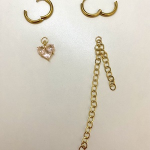 Aszimmetrikus fülbevaló - ékszer - fülbevaló - lógó fülbevaló - Meska.hu