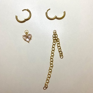 Aszimmetrikus fülbevaló - ékszer - fülbevaló - lógó fülbevaló - Meska.hu