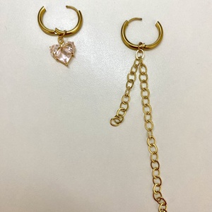 Aszimmetrikus fülbevaló - ékszer - fülbevaló - lógó fülbevaló - Meska.hu