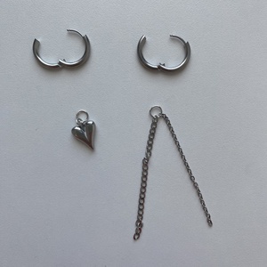 Aszimmetrikus fülbevaló - ékszer - fülbevaló - lógó fülbevaló - Meska.hu