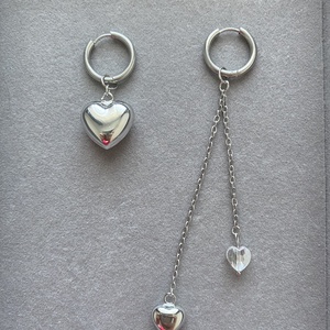 Aszimmetrikus fülbevaló - ékszer - fülbevaló - lógó fülbevaló - Meska.hu