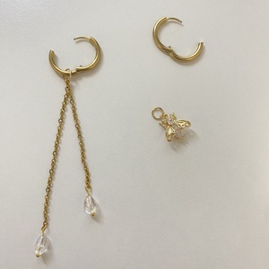 Aszimmetrikus fülbevaló - ékszer - fülbevaló - lógó fülbevaló - Meska.hu