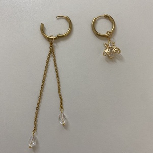 Aszimmetrikus fülbevaló - ékszer - fülbevaló - lógó fülbevaló - Meska.hu