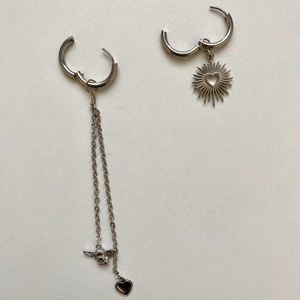 Aszimmetrikus fülbevaló - ékszer - fülbevaló - lógó fülbevaló - Meska.hu