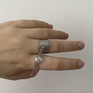 Gyűrű - ékszer - gyűrű - gyöngyös gyűrű - Meska.hu