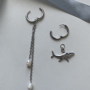 Igazi gyöngy Fülbevaló - ékszer - fülbevaló - lógó fülbevaló - Meska.hu