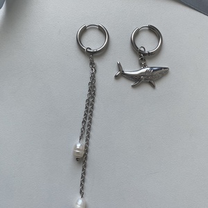 Igazi gyöngy Fülbevaló - ékszer - fülbevaló - lógó fülbevaló - Meska.hu