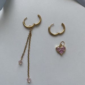 Aszimmetrikus fülbevaló - ékszer - fülbevaló - lógó fülbevaló - Meska.hu