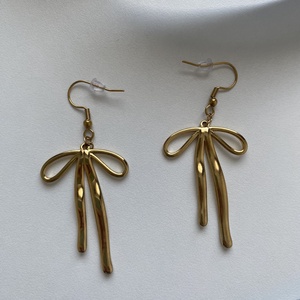 18k aranyozott fülbevaló  - ékszer - fülbevaló - lógó fülbevaló - Meska.hu