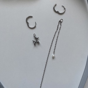 Aszimmetrikus fülbevaló - ékszer - fülbevaló - lógó fülbevaló - Meska.hu