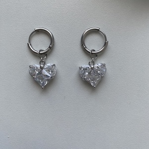 Szív Fülbevaló, Ékszer, Fülbevaló, Lógó fülbevaló, Ékszerkészítés, MESKA