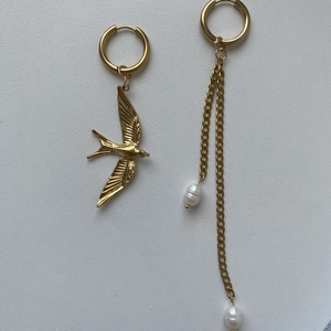 Aszimmetrikus fülbevaló, Ékszer, Fülbevaló, Lógó fülbevaló, Ékszerkészítés, MESKA