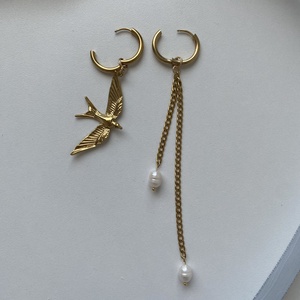 Aszimmetrikus fülbevaló - ékszer - fülbevaló - lógó fülbevaló - Meska.hu