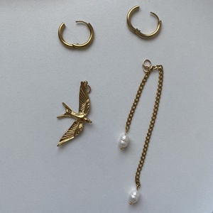 Aszimmetrikus fülbevaló - ékszer - fülbevaló - lógó fülbevaló - Meska.hu