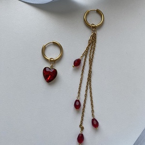 Aszimmetrikus fülbevaló, Ékszer, Fülbevaló, Lógó fülbevaló, Ékszerkészítés, MESKA