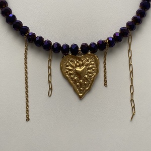 Choker  - ékszer - nyaklánc - bogyós nyaklánc - Meska.hu