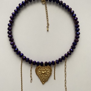 Choker  - ékszer - nyaklánc - bogyós nyaklánc - Meska.hu