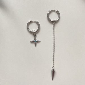 Aszimmetrikus fülbevaló - Meska.hu