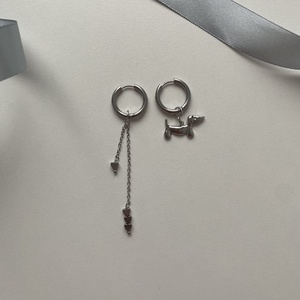 Aszimmetrikus fülbevaló - Meska.hu