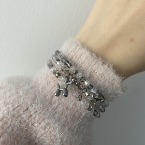 Gyöngyös karkötő, Ékszer, Karkötő, Ásványkarkötő, Ékszerkészítés, MESKA