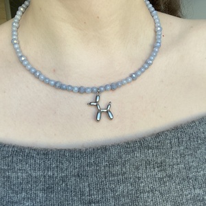 Choker , Ékszer, Nyaklánc, Bogyós nyaklánc, ,  
A lánc hossza: 47 cm + 5 сm
Átmérő: 150 mm
Kő: akvamarin
Rozsdamentes acél, 
Gyors szállítás.

Kö..., MESKA