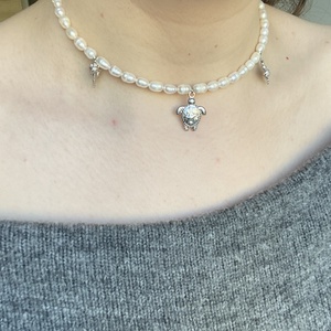 Nyaklánc  - ékszer - nyaklánc - gyöngyös nyaklánc - Meska.hu