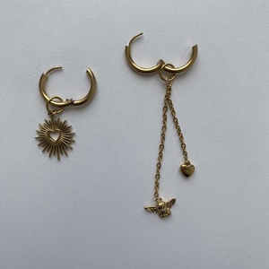 Aszimmetrikus fülbevaló - ékszer - fülbevaló - lógó fülbevaló - Meska.hu