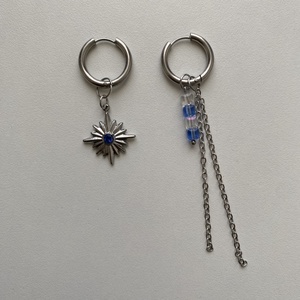 Aszimmetrikus fülbevaló - Meska.hu