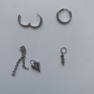 Aszimmetrikus fülbevaló - ékszer - fülbevaló - lógó fülbevaló - Meska.hu