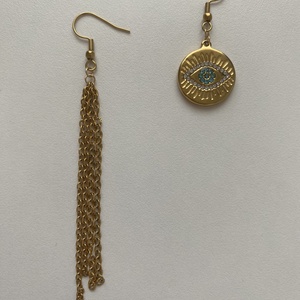 Aszimmetrikus fülbevaló, Ékszer, Fülbevaló, Lógó fülbevaló, Ékszerkészítés, MESKA