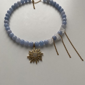 Choker  - ékszer - nyaklánc - gyöngyös nyaklánc - Meska.hu