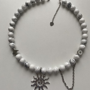 Choker  - ékszer - nyaklánc - gyöngyös nyaklánc - Meska.hu