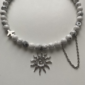 Choker  - ékszer - nyaklánc - gyöngyös nyaklánc - Meska.hu