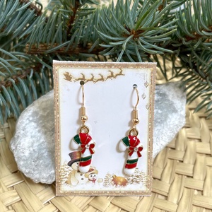 Karácsonyi lógó fülbevaló 5628005 - Meska.hu