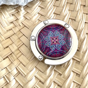 Mandala mintás Táska Akasztó Táskaakasztó - táska & tok - kulcstartó & táskadísz - táskaakasztó - Meska.hu