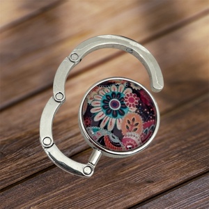 Paisley mandala mintás Táska Akasztó Táskaakasztó, Táska & Tok, Kulcstartó & Táskadísz, Táskaakasztó, Ékszerkészítés, Üvegművészet, MESKA