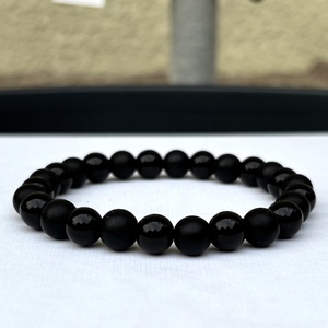 Ásványkarkötő ónix UNISEX férfi fiú 17 5584410 - Meska.hu