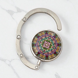 Mandala mintázatú Üveglencsés Táska Akasztó Táskaakasztó 5596784 - Meska.hu