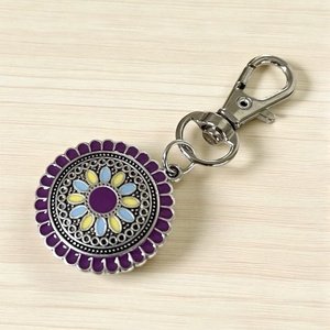 Mandala mintás kulcstartó táskadísz (Lila) 5598837, Táska & Tok, Kulcstartó & Táskadísz, Táskadísz, Ékszerkészítés, MESKA