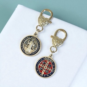 Szent Benedek amulett kulcstartó táskadísz, Táska & Tok, Kulcstartó & Táskadísz, Kulcstartó, Ékszerkészítés, MESKA