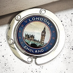 LONDON mintázatú Üveglencsés Táska Akasztó Táskaakasztó - táska & tok - kulcstartó & táskadísz - táskaakasztó - Meska.hu