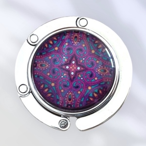 Mandala mintás Táska Akasztó Táskaakasztó - táska & tok - kulcstartó & táskadísz - táskaakasztó - Meska.hu