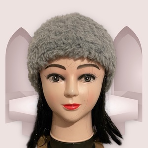 Szőrme hatású meleg kötött női sapka 5191732 - ruha & divat - sál, sapka, kendő - sapka - Meska.hu