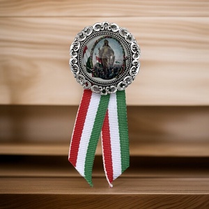 Üveglencsés kokárda március 15, Ékszer, Kitűző és Bross, Ékszerkészítés, Üvegművészet, MESKA