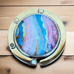 Hullám márvány mintázatú Üveglencsés Táska Akasztó Táskaakasztó 5666334 - táska & tok - kulcstartó & táskadísz - táskaakasztó - Meska.hu