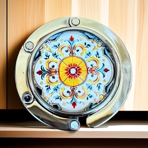 Virág mintázatú Üveglencsés Táska Akasztó Táskaakasztó 5666388 - táska & tok - kulcstartó & táskadísz - táskaakasztó - Meska.hu