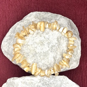 Kagylóhéj chips karkötő 5667919, Ékszer, Karkötő, Ásványkarkötő, , MESKA